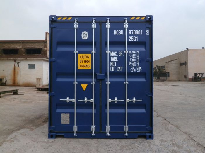 20ft High Cube double door container front side