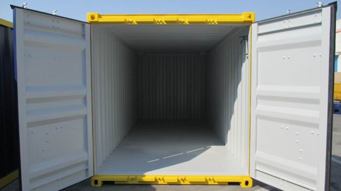 Inside of the 20ft Offshore container