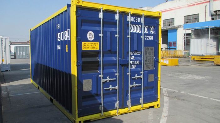 Doors of the 20ft Offshore container