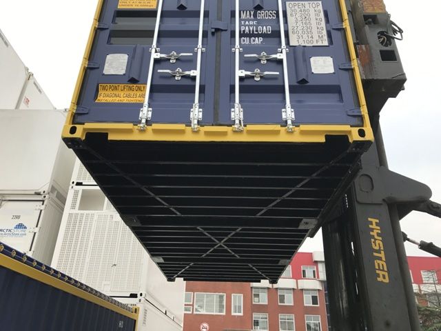 Bottom of the 20ft Open top Offshore container 