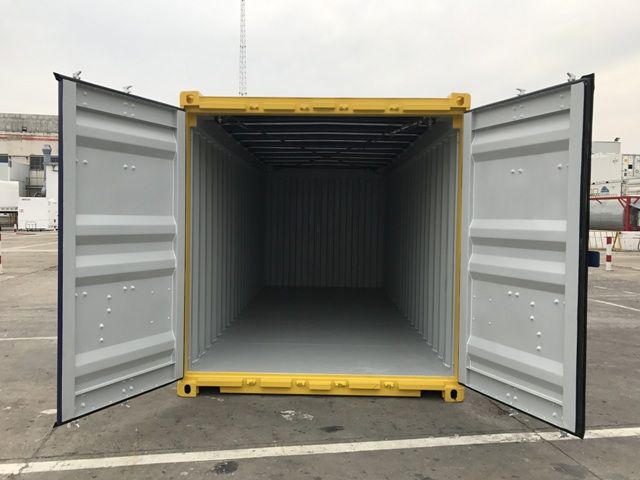 Inside of the 20ft Open top Offshore container