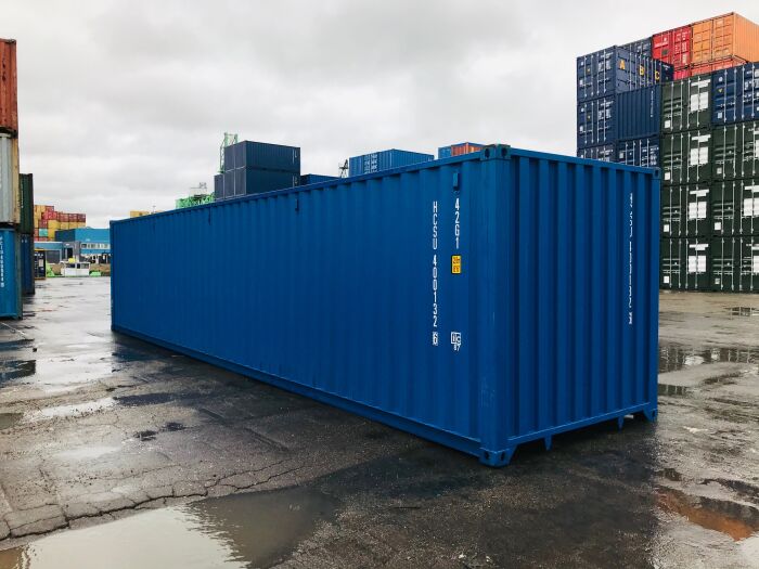 Back of the 40ft container