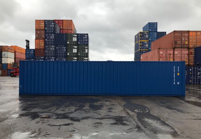  40ft container - side view