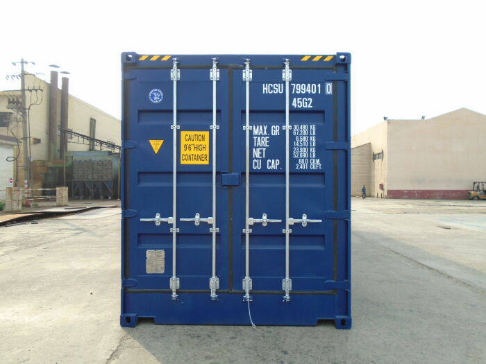  Front doors of the 40ft High Cube Open Side container