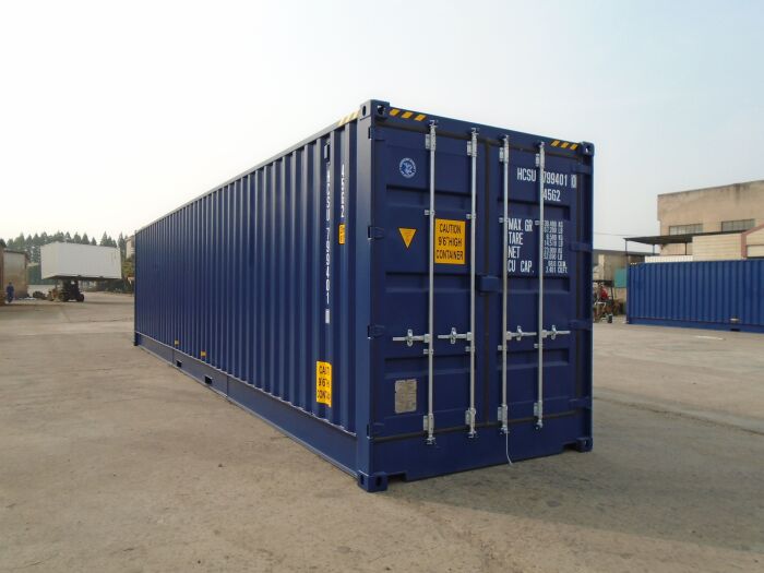 Front of the  40ft High Cube Open Side container 