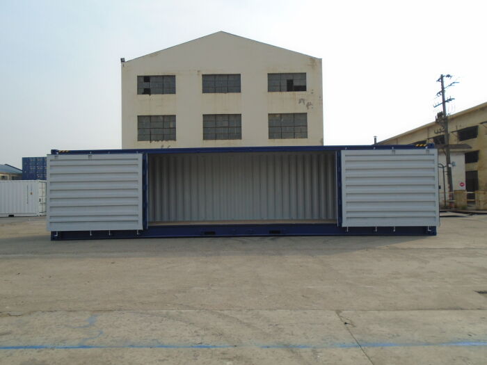  40ft High Cube Open Side container with 2 open side doors