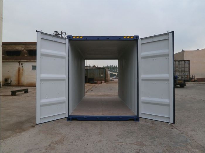 20ft High Cube container double doors opened